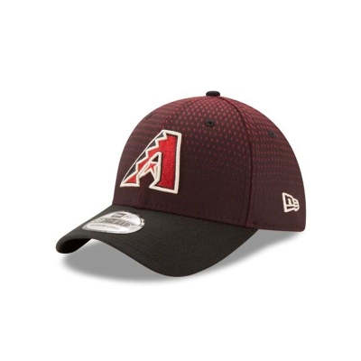 Black Arizona Diamondbacks Hat - New Era MLB Team Classic 39THIRTY Stretch Fit Caps USA4157382